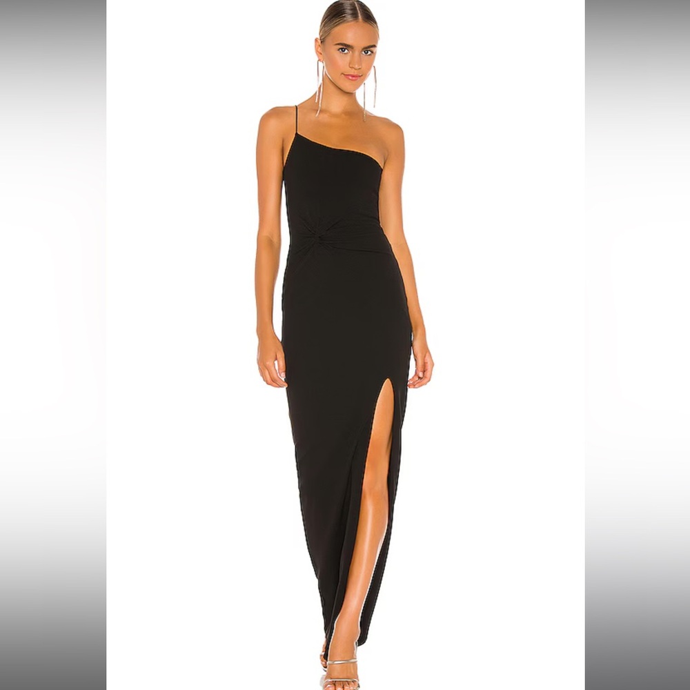 Elegant Black One-Shoulder Dress